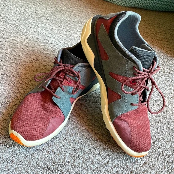 Merrell | Shoes | Merrell Mens Mesh Sneakers In Red And Grey  display picture 2